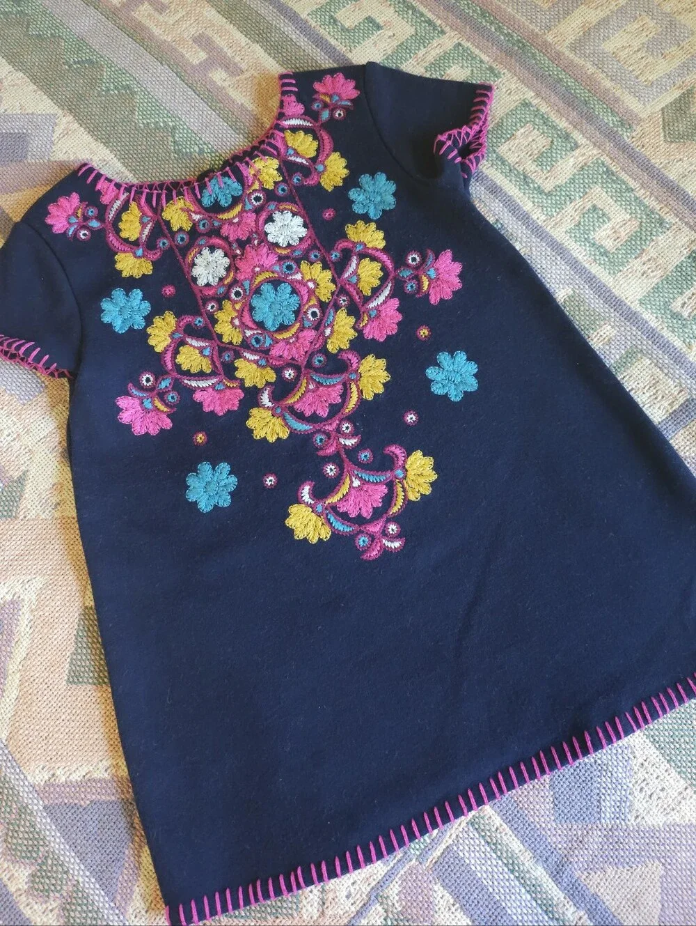 OshKosh Genuine Kids Embroidered Tunic Dress 3T